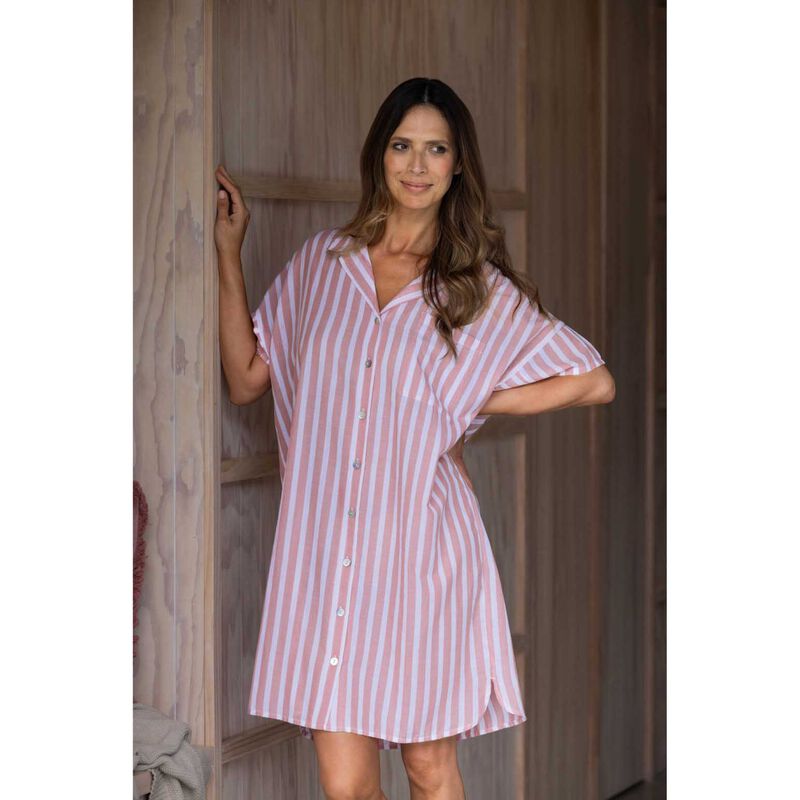 Wallace Cotton Isobel Stripe Nightshirt image number 1
